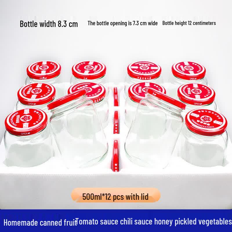 Versatile Glass Canning Jar