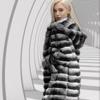 Eco-Friendly Women's Faux Fur Hooded Coat - Warm, Casual, Mid-Length Winter Jacket