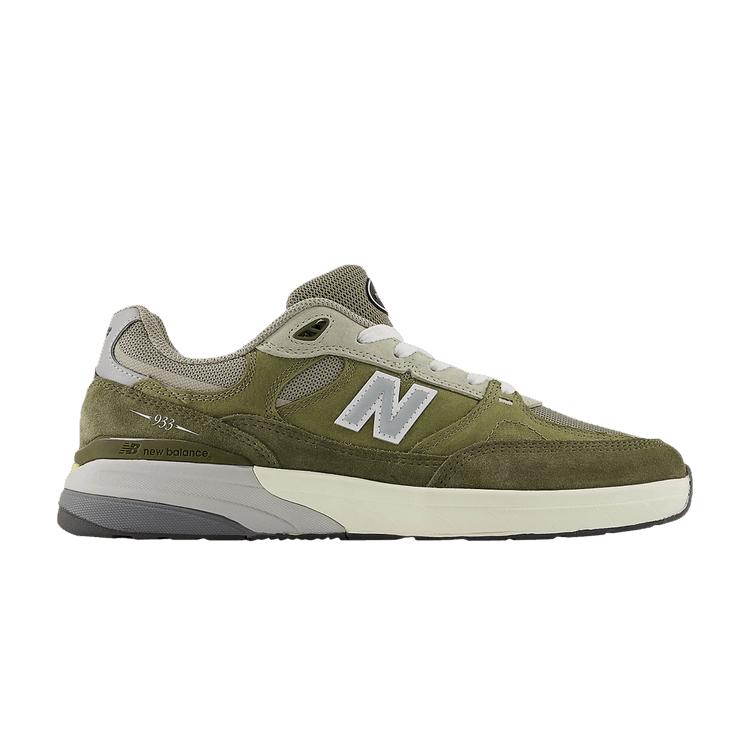 Andrew Reynolds x New Balance Numeric 933 Olivine Unisex Sneakers Green Dark-Olivine NM933JKL