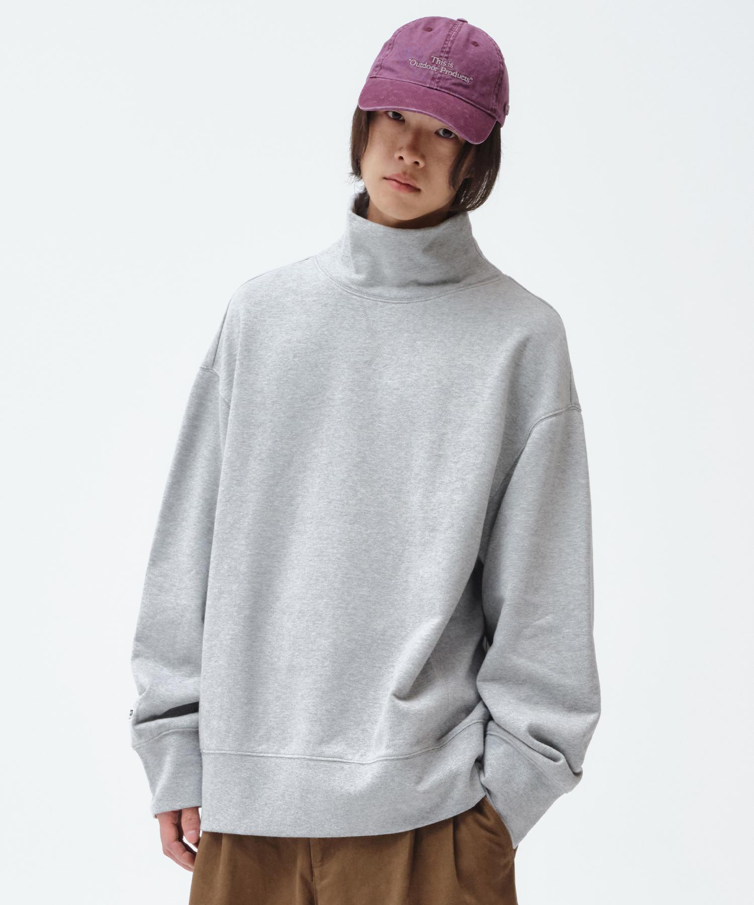 Свитшоты с высоким воротником для активного отдыха (Серый) Gray/Xl