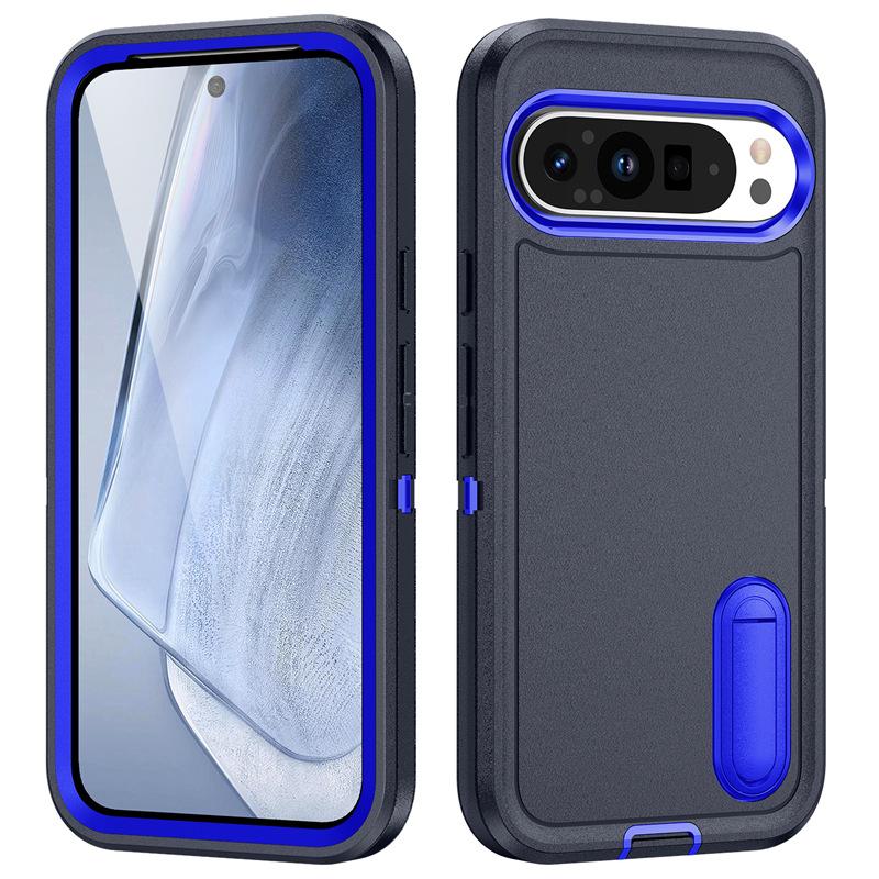 Applicable to Google Pixel 9 Pro Defend Tri-proof phone case Pixel 9 XL bracket 3-in-1 protective case