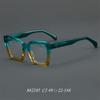 Black Oversized Square Acetate Reading Glasses for Women Men Fashion Big Frame Presbyopia Eyewear Anti Blue Light
