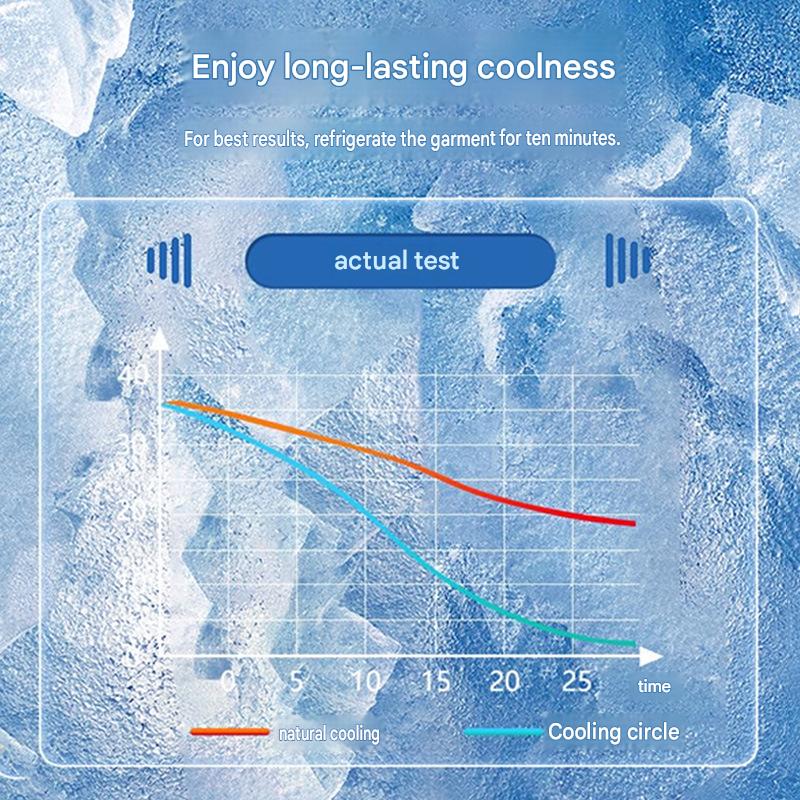 Summer Cooling Ice Neck Wrap PCM Gel Ice Ring Reusable Neck Cooler for Outdoor Sports Running Hiking
