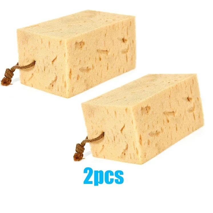Large Size Car Washing Sponge Block Cross Cut Soft Grid Foam Sponges Strong Water Absorption Home Car Wash Tool Cleaning Brushe