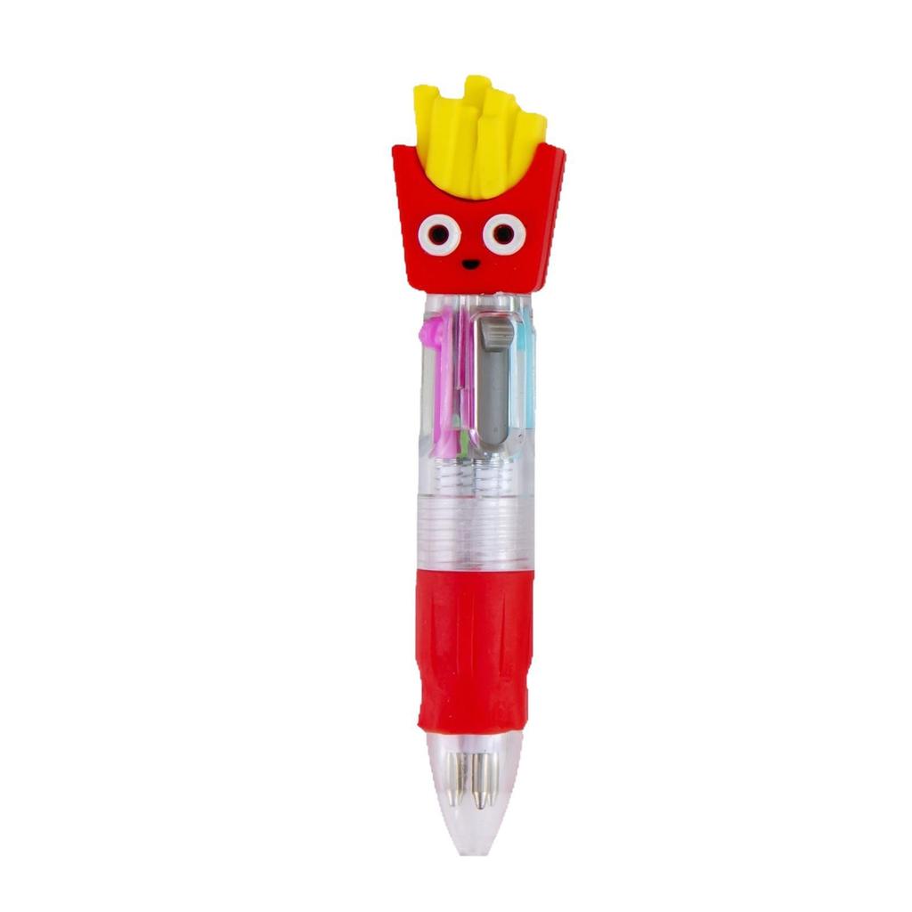 Halloween Multi-Color Cartoon Ballpoint Pen - Push-Button Oil-Based Mini Pen with Four Colors