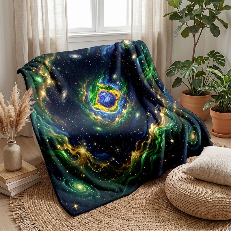Coperta in Flanella Stampata Calcio Brasile Amica della Pelle Calda Decorativa Plaid per Divano Letto Interno Uso Quotidiano