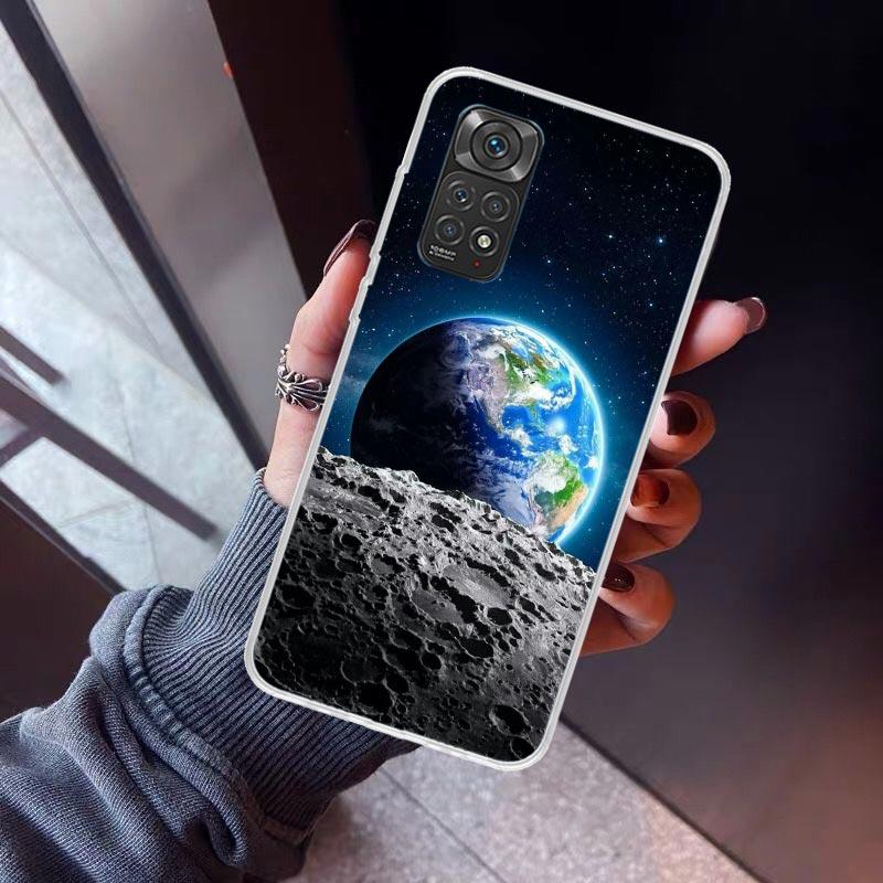 Earth Stars Space Phone Case For Xiaomi Redmi Note 15 14 14S 13 12S 12 Pro Plus 11S 11 10S 10 4G Cover 11E 11T 5G Print Fundas R