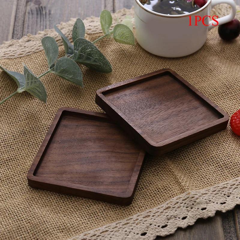 Durable Wood Coasters, Round Placemats, Heat Resistant Drink Mat, Table Pad, Coffee Cup Pad, Non-slip Mat, Insulation Pad