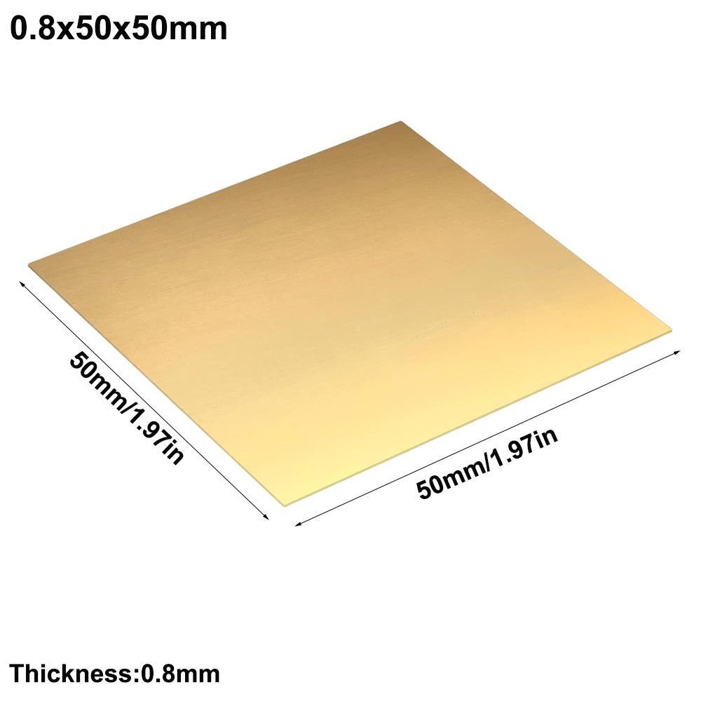 0.5mm 0.8mm 1mm Brass Plate Sheet Copper Cutting CNC Frame New Contruction Brass Pad