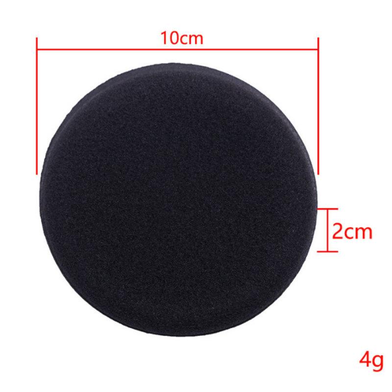 10 Pcs Car  Waxing  Sponge Round-shaped Cleaning Detailing Pads Multipurpose Car Interior Paint