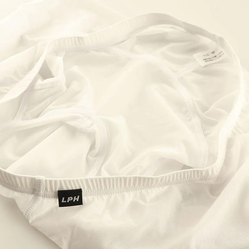 La Paumme Boxer GUS with a 3D Pouch and Made In Available In Two Medium and Navy Men's Briefs, Fabric, Ultra-Thin, Sheer, Soft, Low-Rise Front, Japan,