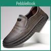 Mens Business Casual Office Shoes Leather Shoes Comfortable Loafers Shoes Slip On Shoes Wedding Shoes Daily Mens Soft Sole Leisure Shoes