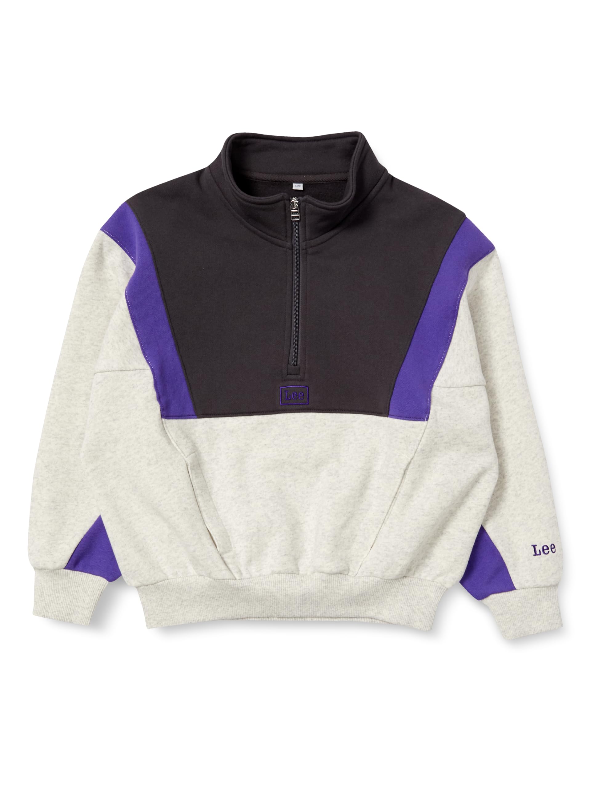 

Lee Sports Sizes Kids Half-Zip Sweatshirt, Gray, 110-150cm серый