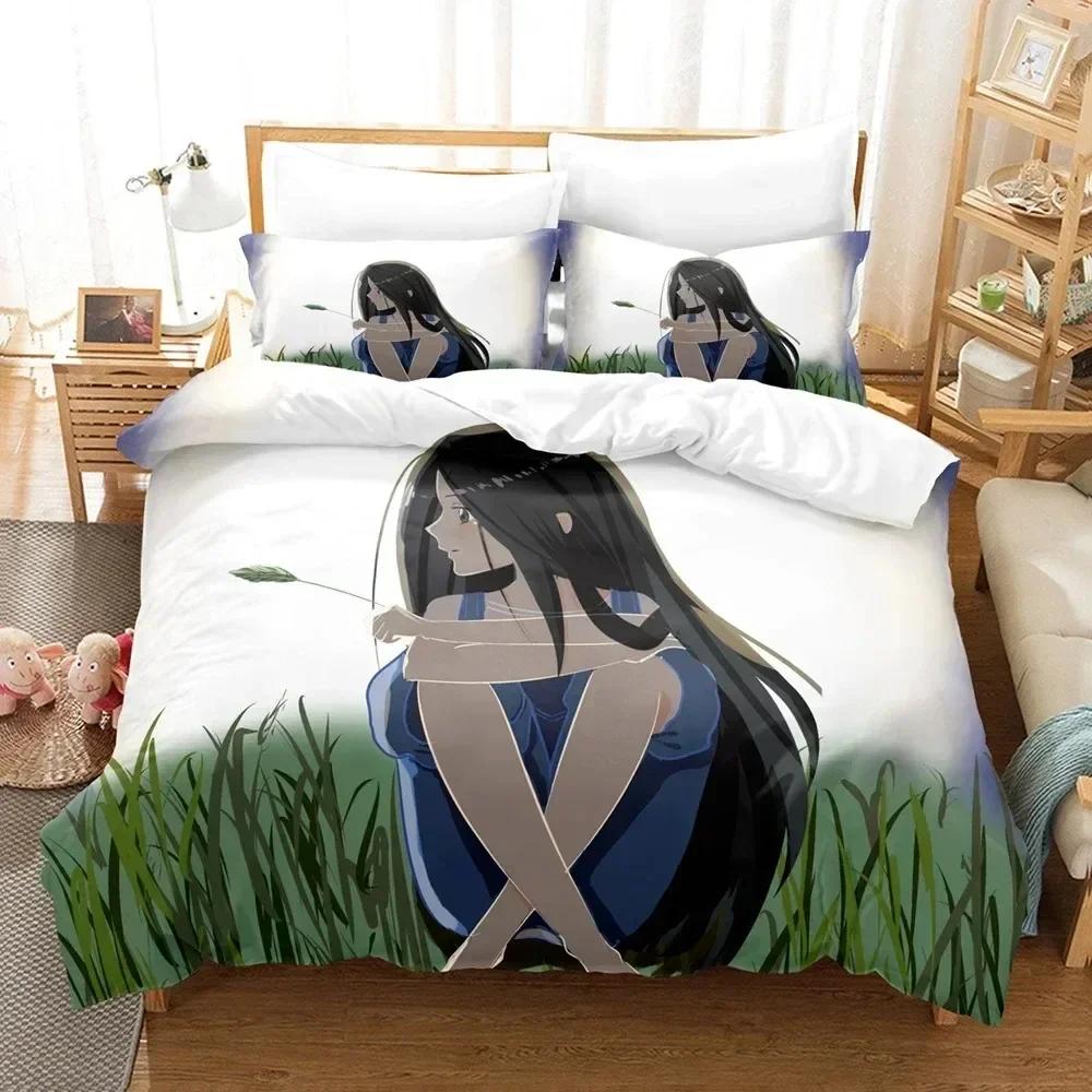 Anime The Outcast Under One Person Bedding Set Printed Bed Set With Pillowcase Duvet Cover Soft Queen King Size Bedclothes Home