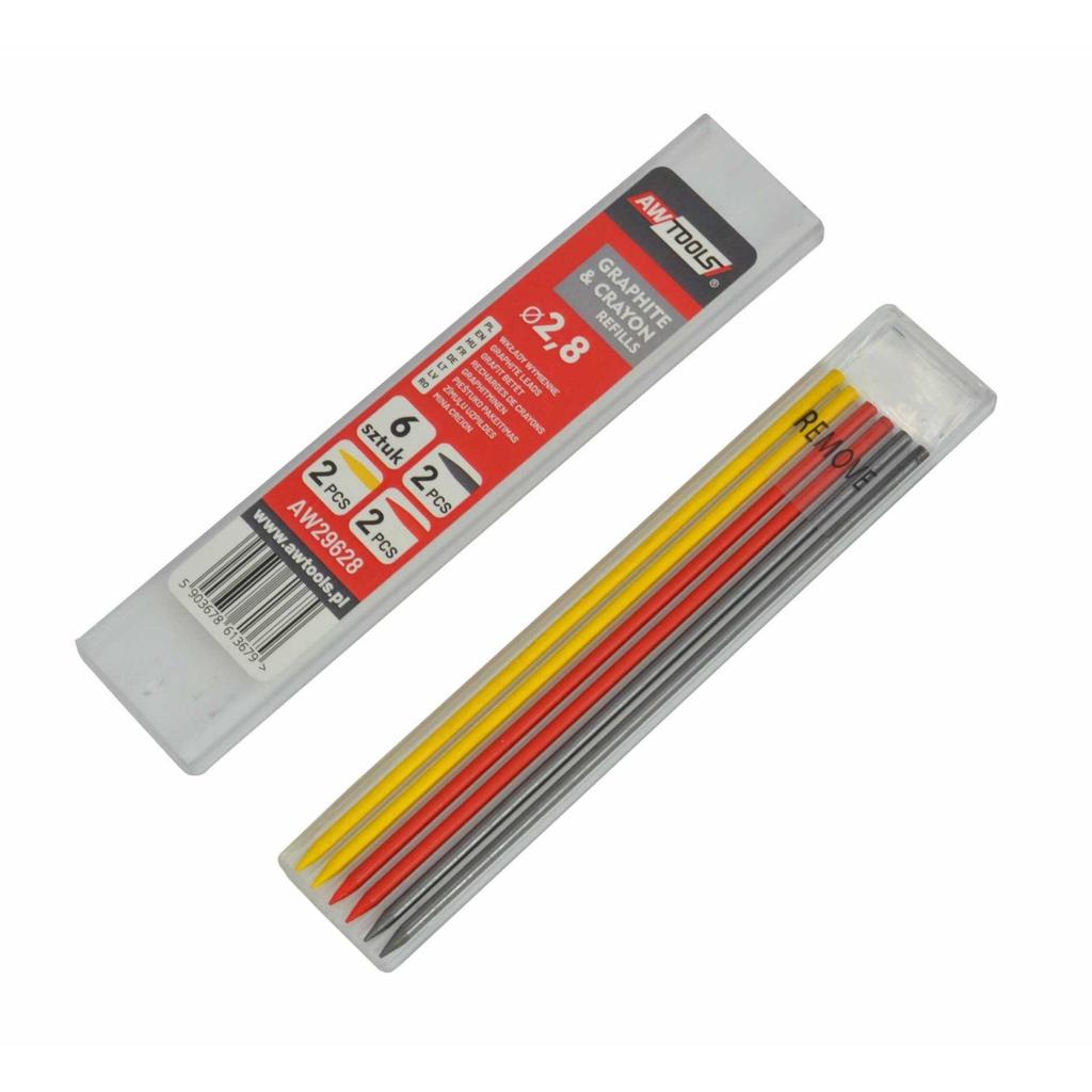 AW Tools Druckbleistift-Minen-Set (Packung mit 6)