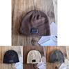 Knit Letter For Men Women Warmth Fall Winter Stylish Headwear