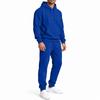 Men's Fall Winter Hooded Pullover Sweatshirt Set for Casual Wear