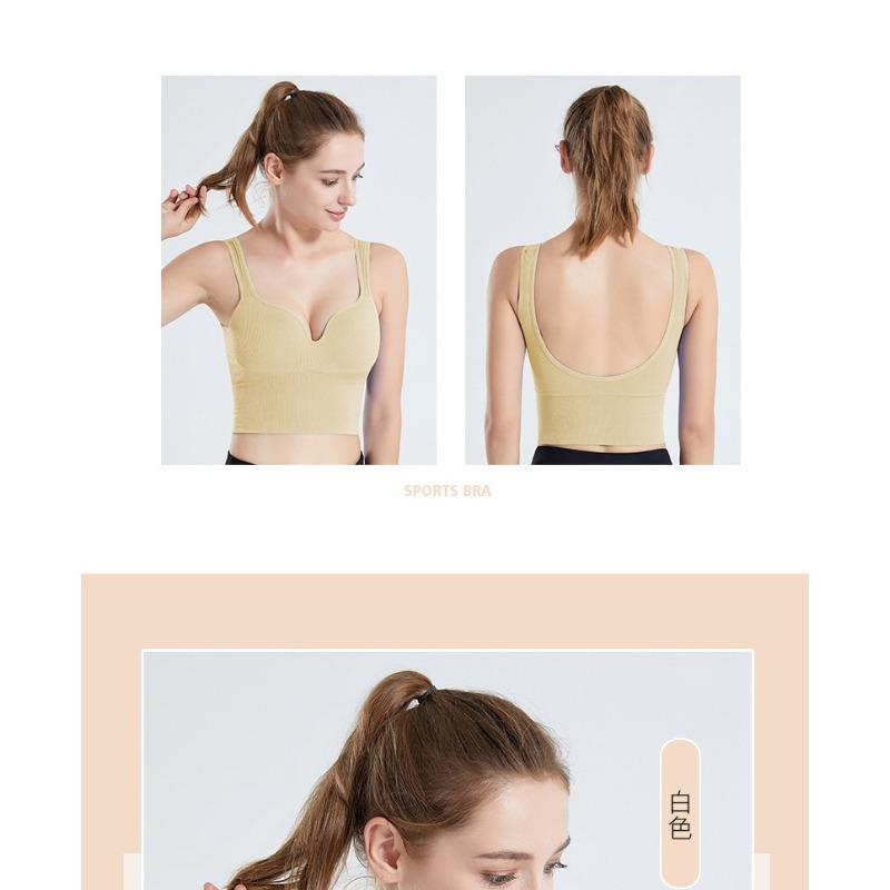 3D Seamless Sports Bra, Lingerie, Women's Summer High-strength Shock-absorbing, Beautiful Back, Fixed Chest Pad, Vest, Integrated Fitness