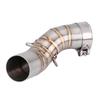 Motorcycle Muffler Link Pipe Motorcycle Full Exhaust System Center Pipe Connector for  900 2017-2018