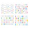 100Sheets Tearable Notepads Note Memo Paper Sheets Scrapbooking Decorative Paper for Daily Reminders and Journaling