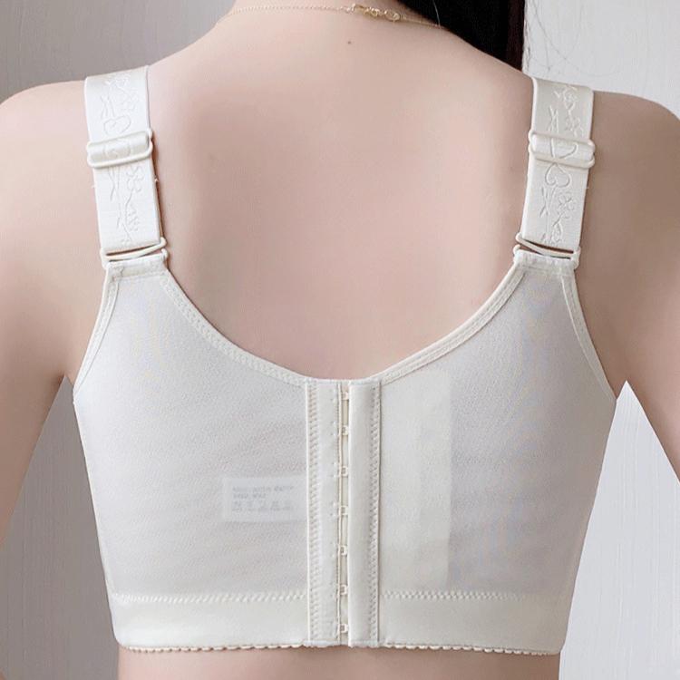 Biustonosz w dużym rozmiarze Piękny biustonosz na plecy Letni biustonosz zapobiegający opadaniu Bez fiszbin Zbierający Regulowany Cienki biustonosz