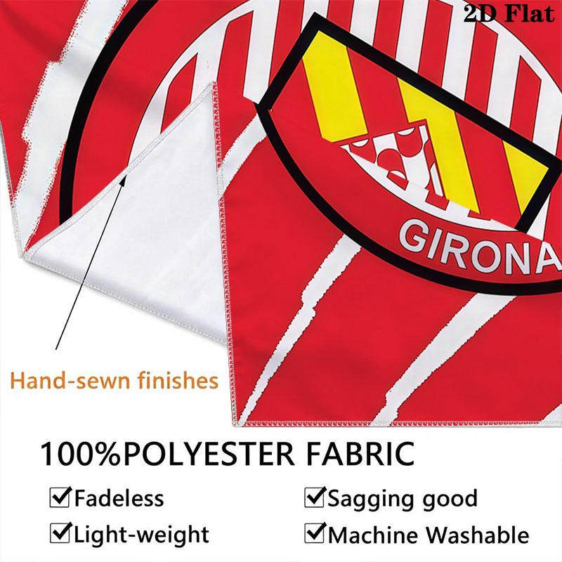 Girona FC poster Wall Hanging Printed Fabric Blanket Decorative Tapestries for Bedroom Living Room Home Decor
