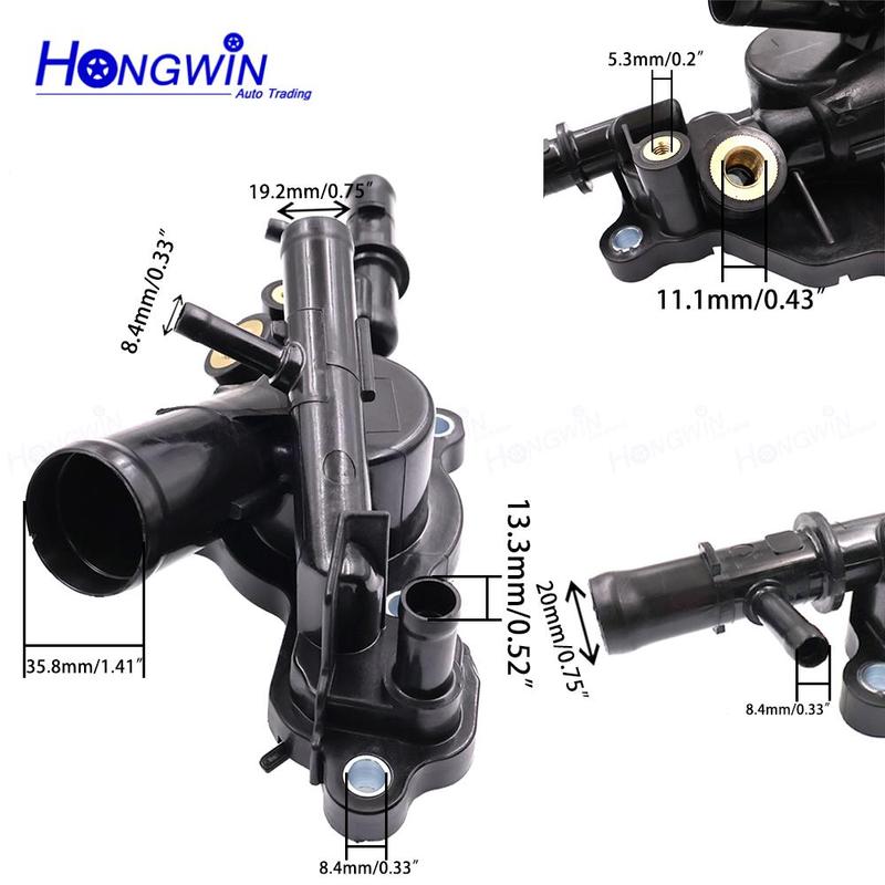1/2/3PCS Engine Radiator Thermostat Housing 11060-4BB1A For Nissan Sentra Rogue Sport 1.8L 2.0L 2017-2022 11060-4BB0A