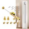 Valve Core Remover Installer with Dual Size SAE 1/4 & 5/16 Port Air Conditioning Line Repair Tools for HVAC R32 R410A