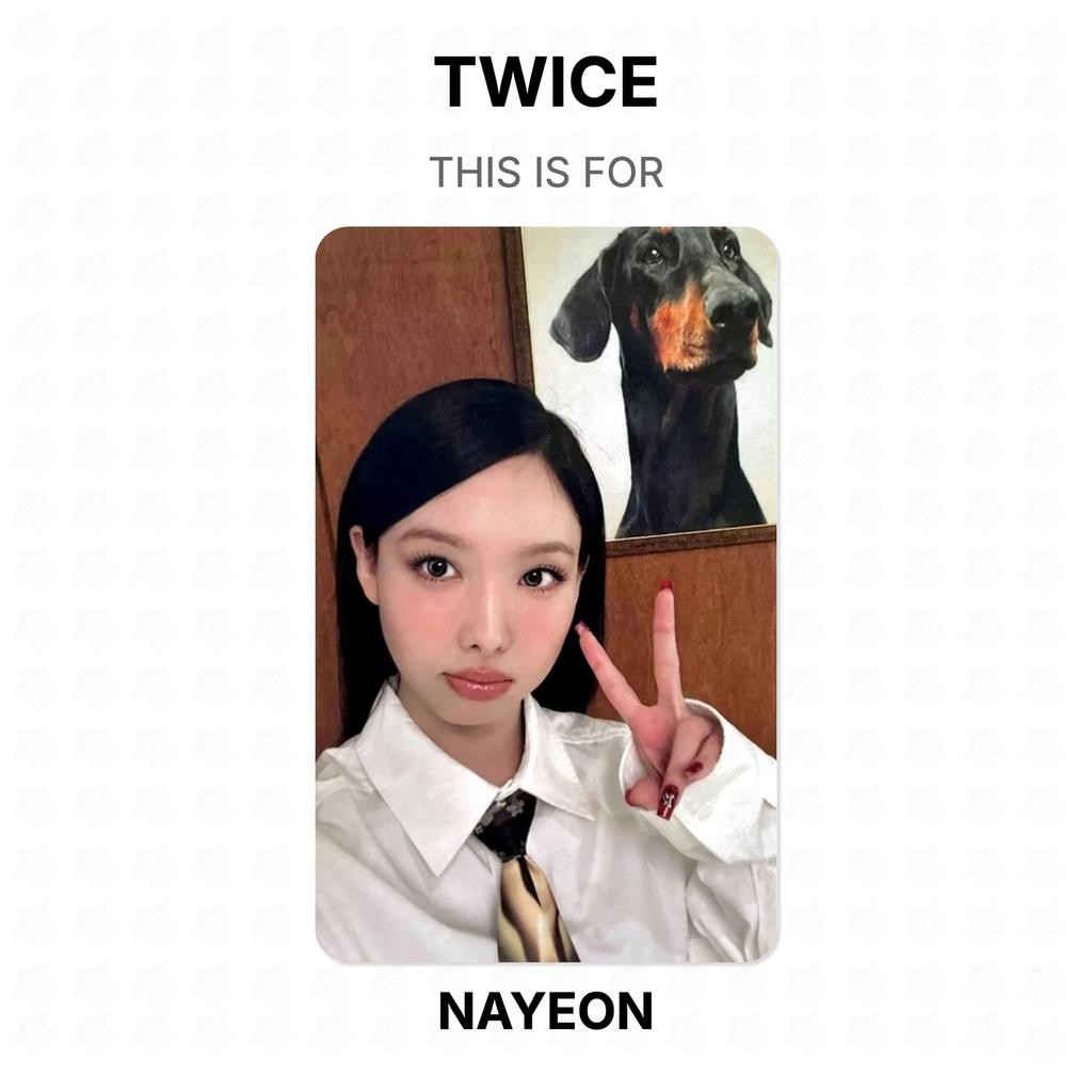 Twice THIS IS FOR Official Photocard