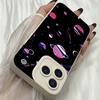 M454 Cute space astronaut moon Art design Angel Eyes Soft Phone Case for iPhone Samsung Galaxy Xiaomi Rdemi Huawei Honor Infinix Realme OPPO All Model