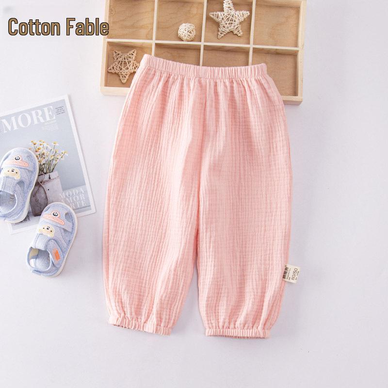 Baby Cotton Bloomers for Boys & Girls - Lightweight, Anti-Mosquito Pants for Spring, Summer & Autumn