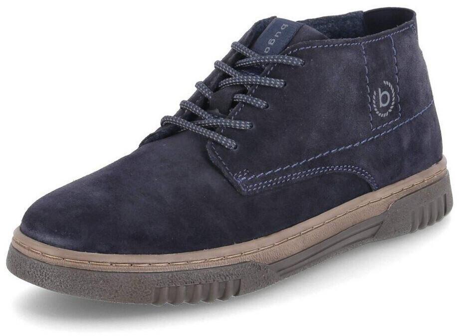 Bugatti Stiefel Knöchelhohe Stiefel in Dunkelblau aus Wildleder