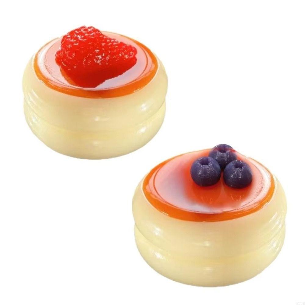 Simulation Squishy Strawberry Hand Relax Soufflé Squishy Creative Sensory Fidget Ball Kids Adults