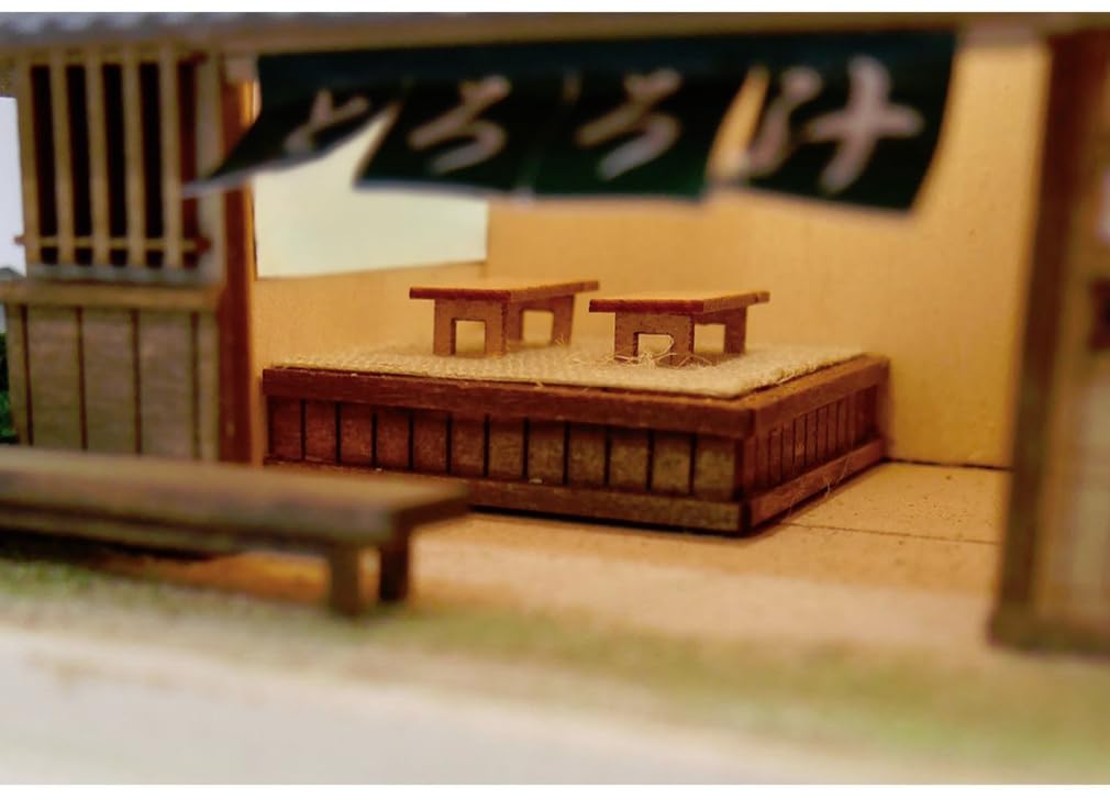 Woody Joe Fifty-three Stations of the Tokaido, Maruko-juku, Wooden Model Assembly Kit (Scenery)