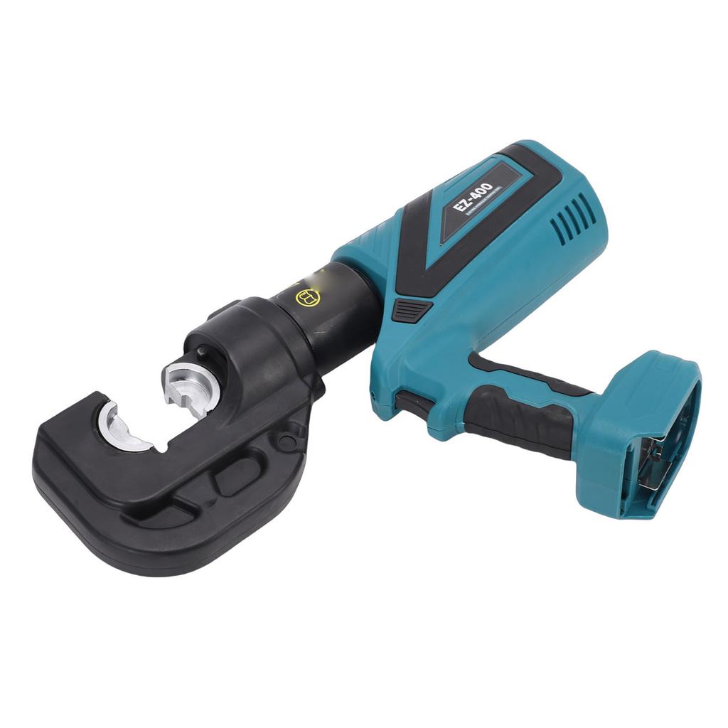 Electric Hydraulic Crimping Tool, 120KN Silicone Handle, 360 Rotating Head for Copper Aluminum Cable, Crimping Pliers with Industrial Display and Two