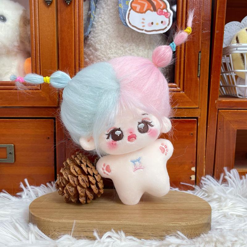 1PC 10cm Kawaii Plush Idol Dolls Stuffed Starfish Figure Dolls Twelve Constellations Toy for Kids Girls Gift