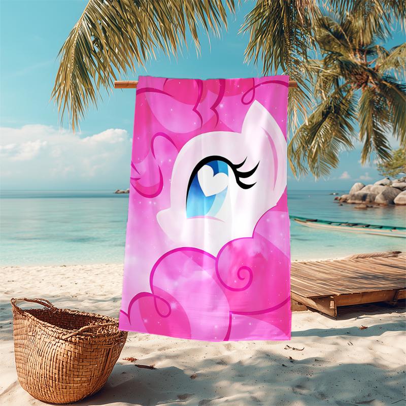 1Pc Purple Unicorn Fantasy Beach Towel Microfiber Beach Towel Thin Absorbent For Beach Swimming Yoga Bath Sports 0917122