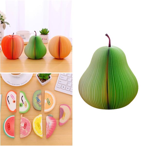 Buy 1Pc Paper Notes Fruit Design Durable Portative Cute Notepads for