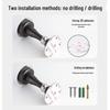 Stainless Steel Magnetic Door Stopper | No-Punch, Anti-Collision, Floor Mount, 1.0-1.5 Thickness