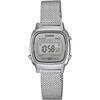 Casio LA670WEM-7 Women's Digital Watch Silver Mesh Band International Model