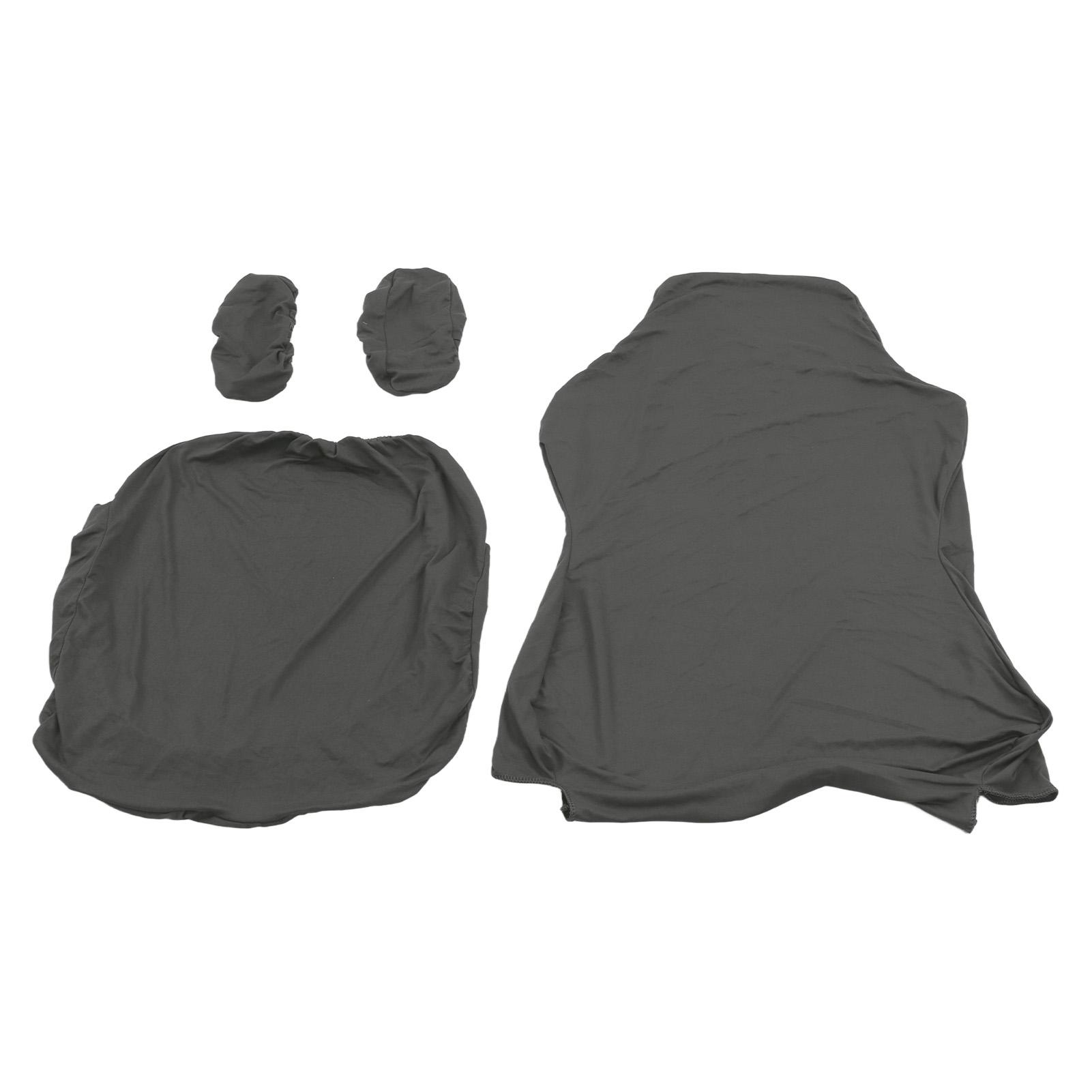 Чехол для игрового кресла чистый цвет дышащий полиэстер высокопрочный чехол для офисного кресла с темно-серого 1433₽