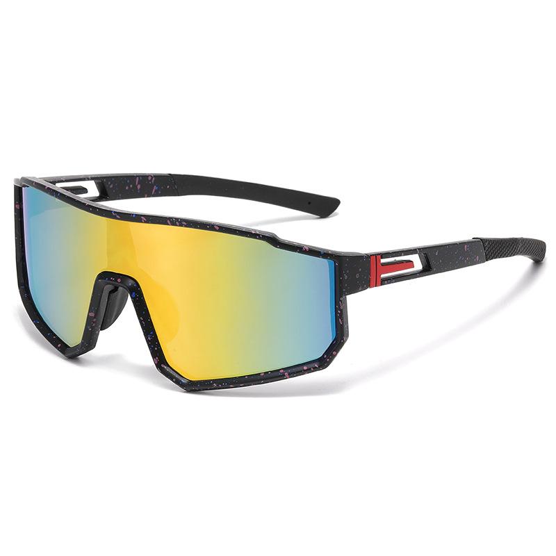 Cross Border New Riding Sunglasses Windproof European American Integrated Outdoor Sports Goggles Fashionable Colorful