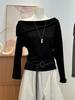 Oversized Womens T Shirt With One Shoulder Neckline And Embroidered Details For Fall 2025 Fashion