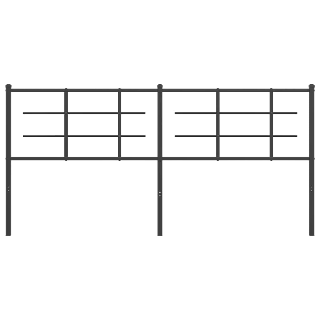 Replacement Headboard Metal Black 180 Cm