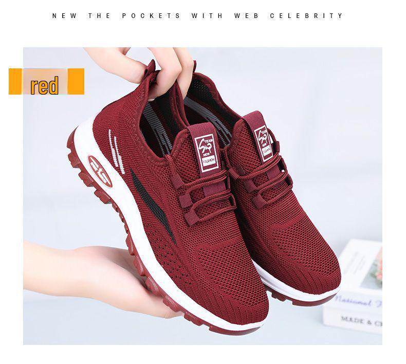 Nouvelles chaussures respirantes en tissu de Pékin d'automne 2024: Semelles souples et antidérapantes pour plus de confort. Idéal pour les femmes, les personnes âgées et les mères.