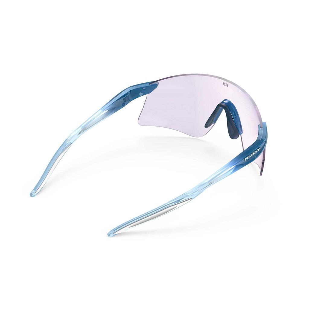 Sunglasses Astral Sphere White Gloss Frame Impact X2 Photochromic Laser Purple Lens Lens 143mm [RUDYPROJECT] / SP977569-0000 width