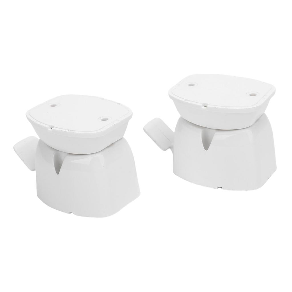 RV Door Catch Prevents Door Shake White Sturdy Stopper for Motorhome Travel Trailers 5th Wheel Trailers