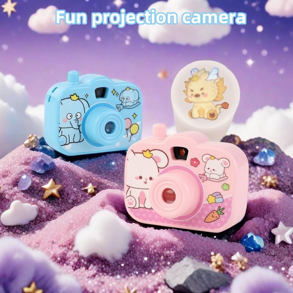 1 Stk. Kinderspielzeug|Kinder-Mini-Projektionskamera|Kamera Leuchtprojektor|Geeignet für Weihnachtsgeschenke