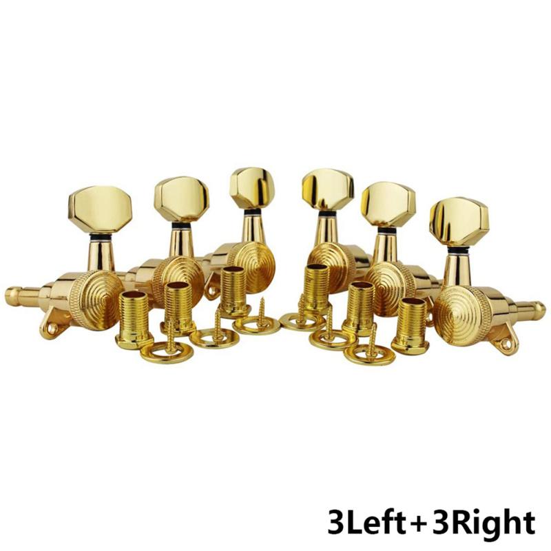 Guitar  Locking  Tuners, 1:18 Ratio Lock String Tuning Key Pegs Machine Heads, Replacement For Lp Sg