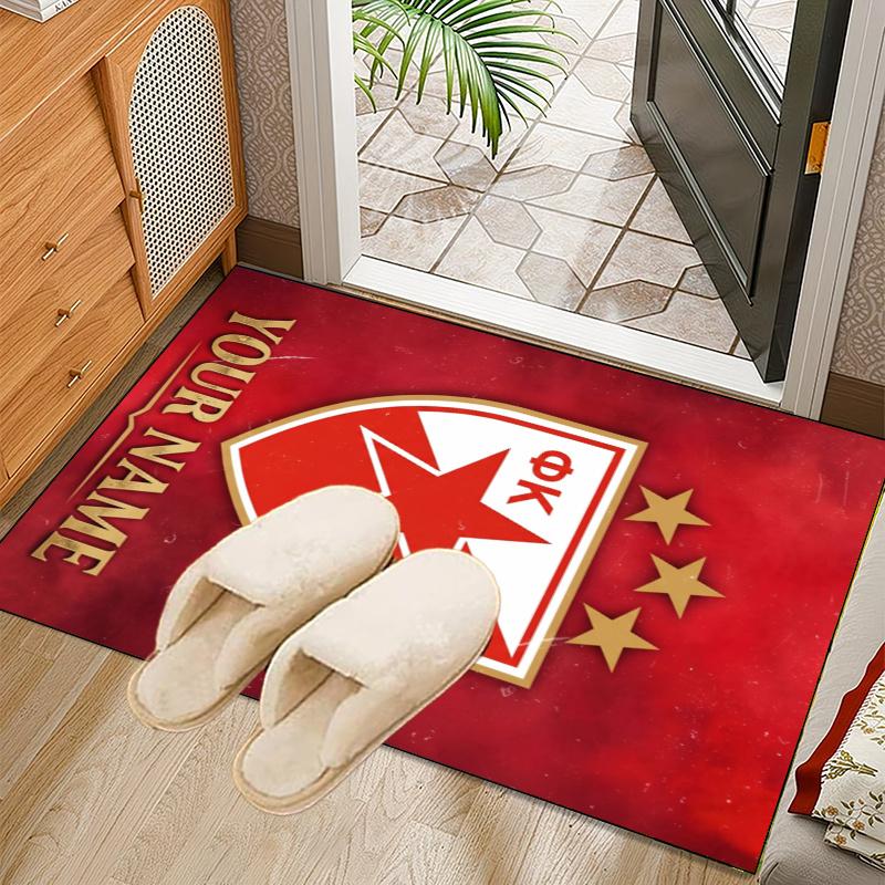 Custom Name Star Belgrade Rug Office Rug, Indoor Rug, Chair Rug, Living Rooms, Doormat Game Rug Home Decor Birthday Christmas Gifts